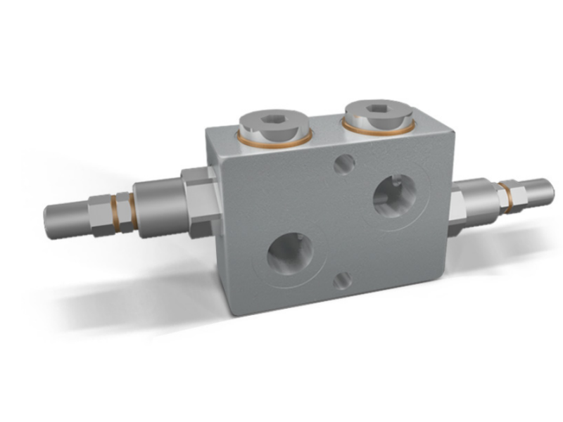 Podwójny zawór przelewowy krzyżowy VMPDI 3/8" BSPP, Rozmi