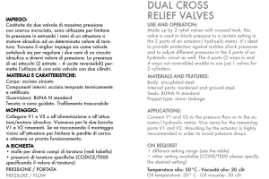 Podwójny zawór przelewowy krzyżowy VMPDI 3/8" BSPP, Rozmi