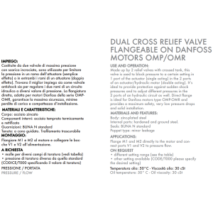 Podwójny zawór przelewowy krzyżowy VAU 1/2" BSPP SE OMP/O