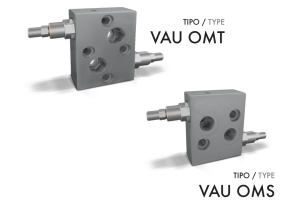 Podwójny zawór przelewowy krzyżowy rozkładany 1/2" BSPP 