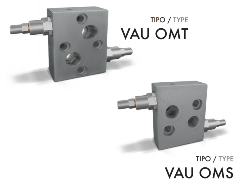Podwójny zawór przelewowy krzyżowy rozkładany 1/2" BSPP 
