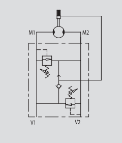 Podwójny zawór przelewowy krzyżowy rozkładany 3/4" BSPP 