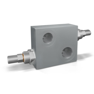 Podwójny zawór przelewowy krzyżowy rozkładany VAU 1/2" B