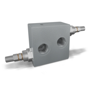 Podwójny zawór przelewowy krzyżowy rozkładany VAU 1/2" B