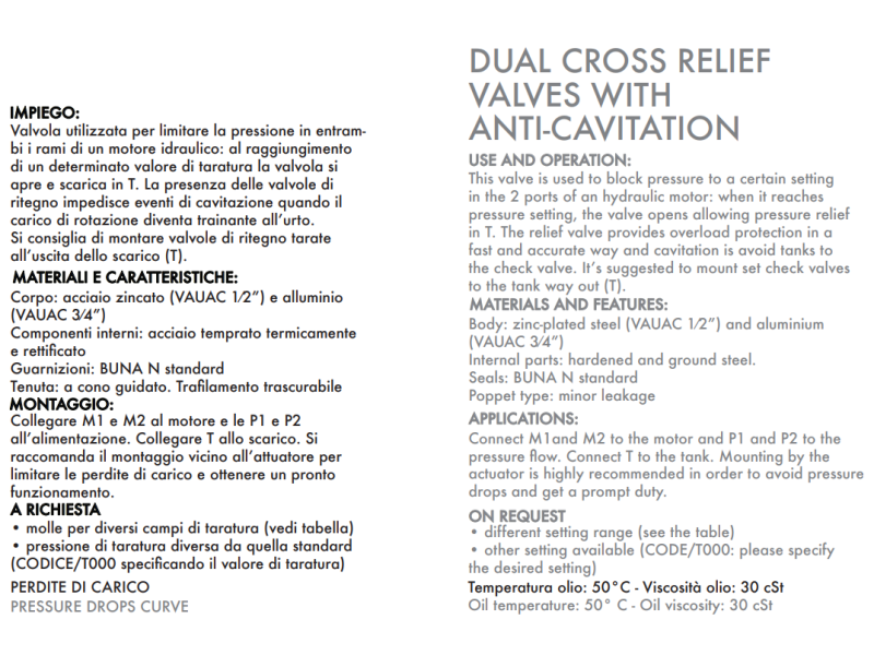 Podwójny zawór przelewowy z anty kawitacją VAUAC 3/8" BSP