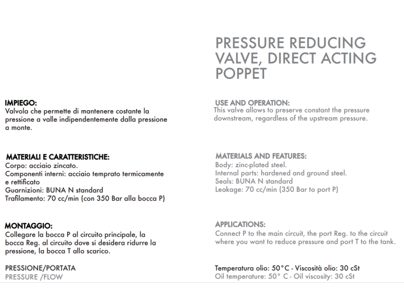 Zawór redukujący ciśnienie VRP 3/8" BSPP, Rozmiar gwintu: