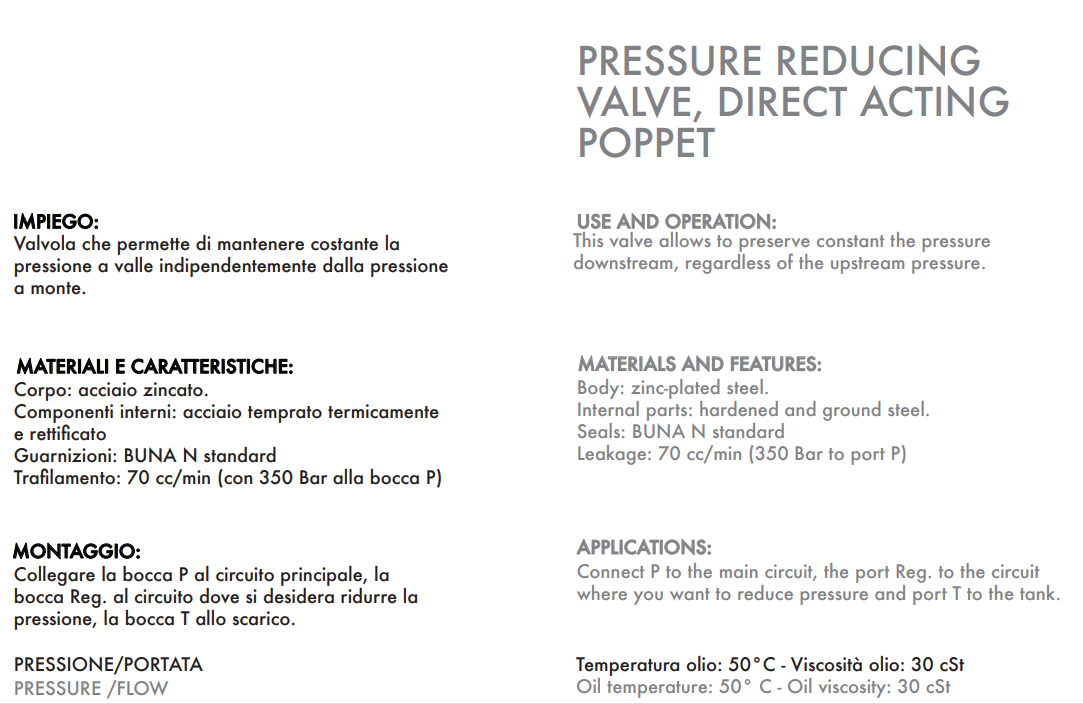 Zawór redukujący ciśnienie VRP 3/8" BSPP, Rozmiar gwintu: