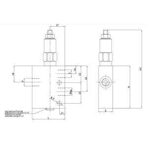 Zawór redukujący ciśnienie VRP 3/8" BSPP, Rozmiar gwintu: