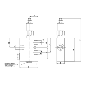 Zawór redukujący ciśnienie VRPRL 3/8" BSPP, Rozmiar gwint