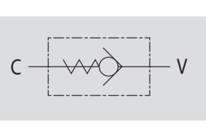 Zintegrowany zawór zwrotno-zabezpieczający VUI 1/4" BSPP, 