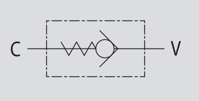 Zintegrowany zawór zwrotno-zabezpieczający VUI 1/4" BSPP, 