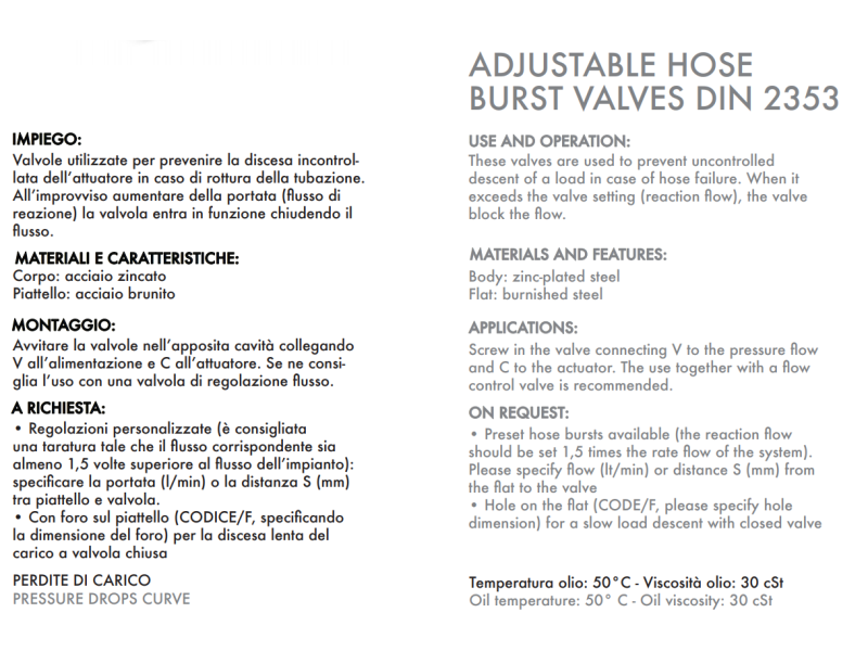 Regulowany zawór bezpieczeństwa VUBA 3/8" BSPP DIN T10L, R