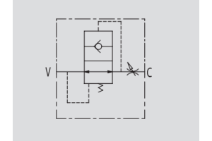 Zawór bezpieczeństwa VUBR 3/8" BSPP, Rozmiar gwintu: 3/8" 