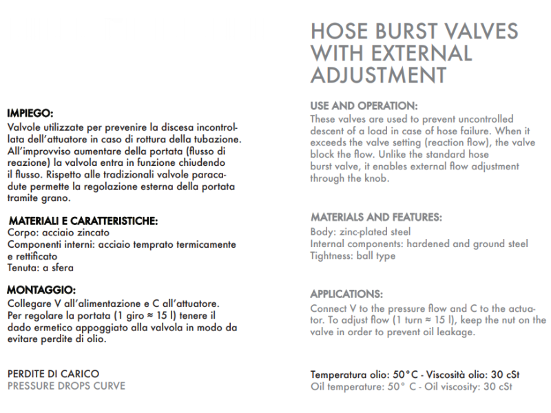 Zawór bezpieczeństwa VUBR 3/8" BSPP, Rozmiar gwintu: 3/8" 