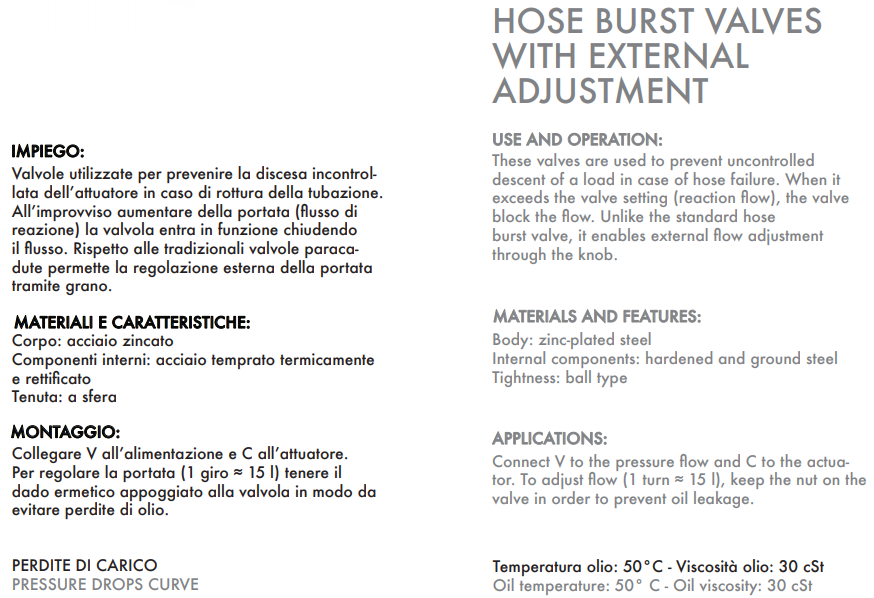 Zawór bezpieczeństwa VUBR 3/8" BSPP, Rozmiar gwintu: 3/8" 