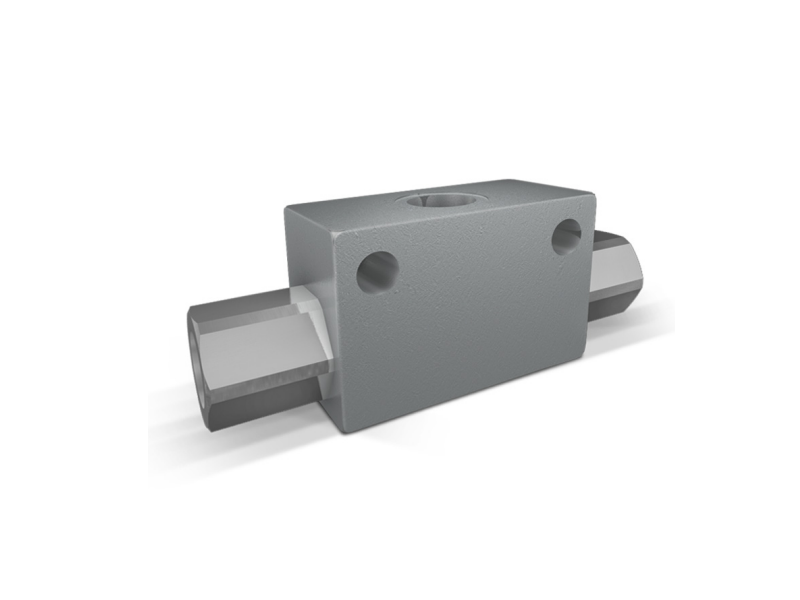 Zawór trójdrogowy VU2P 1/4" BSPP, Rozmiar gwintu: 1/4" BSP