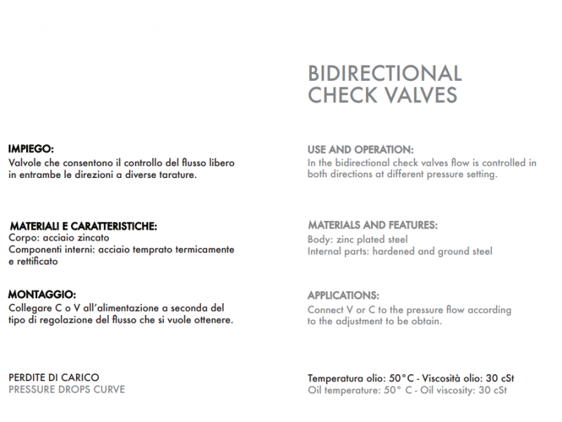 Dwukierunkowy zawór zwrotno-zabezpieczający VRC 3/8" BSPP,