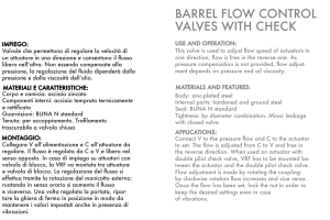 Zawór sterujący przepływem beczkowy VRF 1/4" BSPP, Rozmia