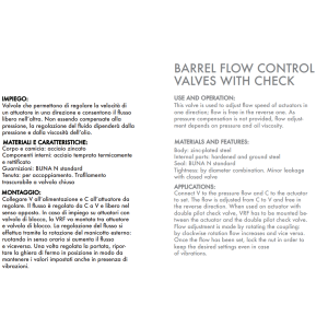 Zawór sterujący przepływem beczkowy VRF 1/4" BSPP, Rozmia