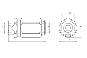 Zawór sterujący przepływem beczkowy VRB 1/4" BSPP, Rozmia