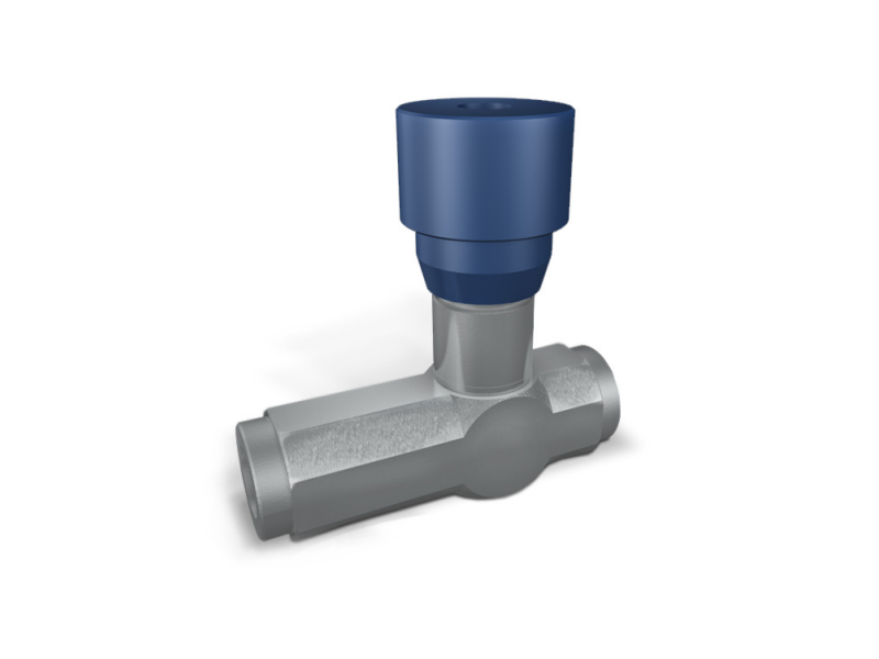 Zawór sterujący przepływem VRFU 90° 1/4" BSPP, Rozmiar g