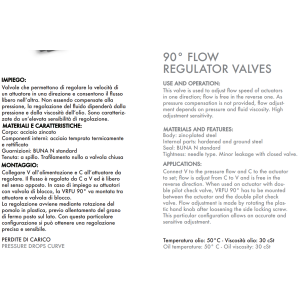 Zawór sterujący przepływem VRFU 90° 1/4" BSPP, Rozmiar g