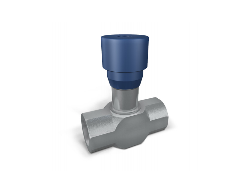 Zawór sterujący przepływem VRFB 90° 1/4" BSPP, Rozmiar g