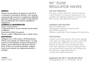 Zawór sterujący przepływem VRFB 90° 1/4" BSPP, Rozmiar g
