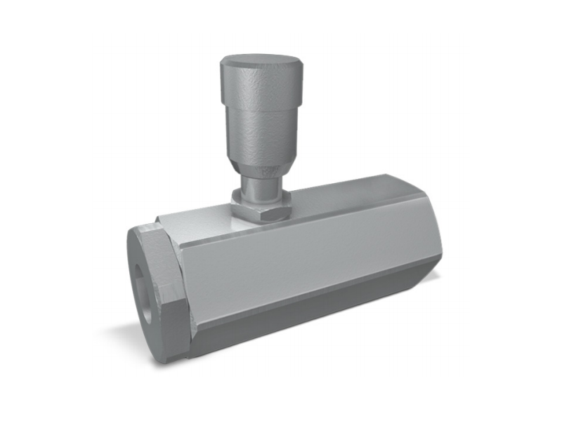 Zawór sterujący przepływem 90° 1/4" BSPP, Rozmiar gwintu