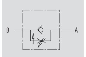 Zawór sterujący przepływem 90° 1/4" BSPP, Rozmiar gwintu