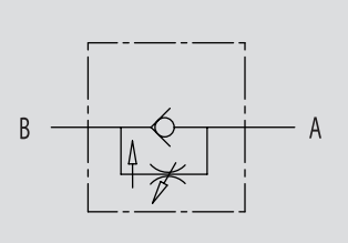 Zawór sterujący przepływem 90° 1/4" BSPP, Rozmiar gwintu