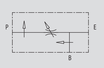 3 portowy zawór sterujący przepływem VPR3 3/8" BSPP, Rozm
