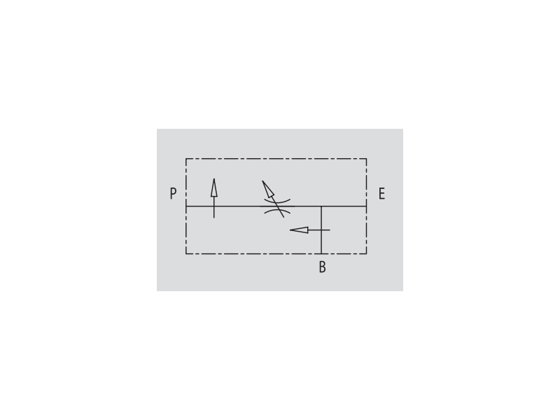 3 portowy zawór sterujący przepływem VPR3 3/8" BSPP, Rozm