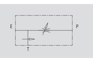 3 portowy zawór sterujący przepływem RFP3 3/8" BSPP, Rozm