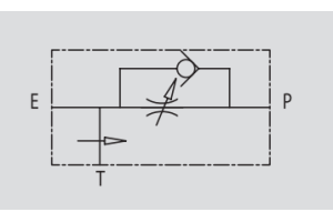 3 wejściowy zawór sterujący przepływem RFP3 VU 3/8" BSPP