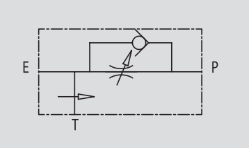 3 wejściowy zawór sterujący przepływem RFP3 VU 3/8" BSPP