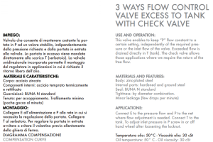 3 wejściowy zawór sterujący przepływem RFP3 VU 3/8" BSPP