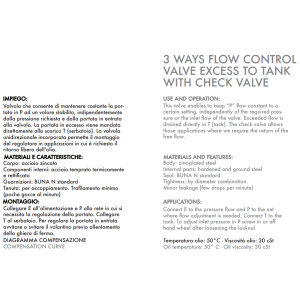 3 wejściowy zawór sterujący przepływem RFP3 VU 3/8" BSPP
