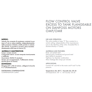 Zawór sterujący przepływem RFP3 OMP/OMR 1/2" BSPP, Rozmia