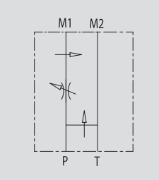 Zawór sterujący nadmiarem przepływu RFP3 OMS 1/2" BSPP, R