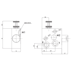 Zawór sterujący nadmiarem przepływu RFP3 OMS 1/2" BSPP, R