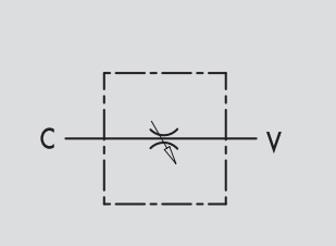 Śruba przepustnicy VS 1/4" BSPP, Rozmiar gwintu: 1/4" BSPP