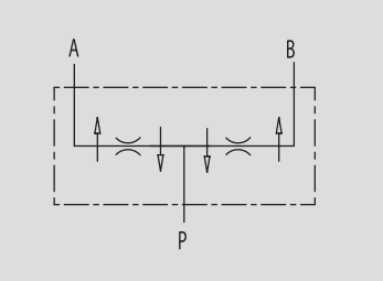 2 drogowy rozdzielacz przepływu stalowy 3/8" BSPP DFL 1 - 3