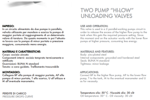 Zawór 2 pompowy odciążający VABP 3/8" BSPP, Rozmiar gwin