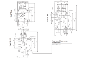 Zawór 2 pompowy odciążający  VABP FL 6, Rozmiar gwintu: 