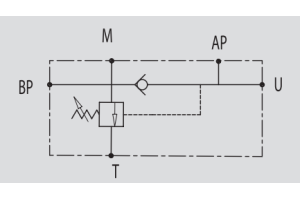 Zawór 2 pompowy odciążający lekki VEP FLP 1/2" BSPP, Roz