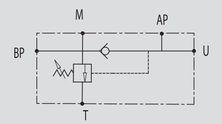 Zawór 2 pompowy odciążający lekki VEP FLP 1/2" BSPP, Roz