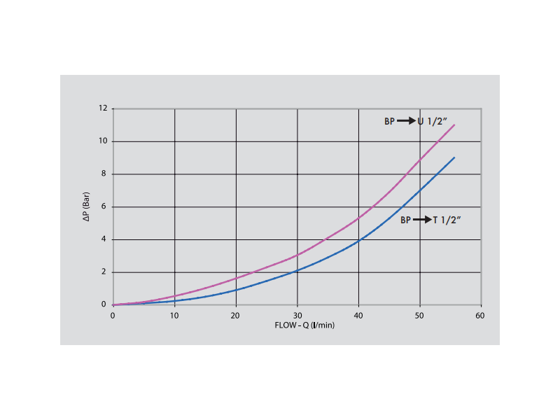 Zawór 2 pompowy odciążający lekki VEP FLP 1/2" BSPP, Roz
