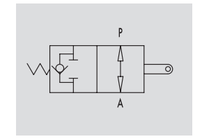 Zawór krańcowy V-FCR 1T 60, Rozmiar gwintu: 3/8" BSPP