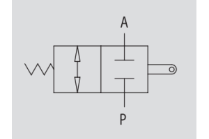 Zawór krańcowy V-FCR 2T 60, Rozmiar gwintu: 3/8" BSPP